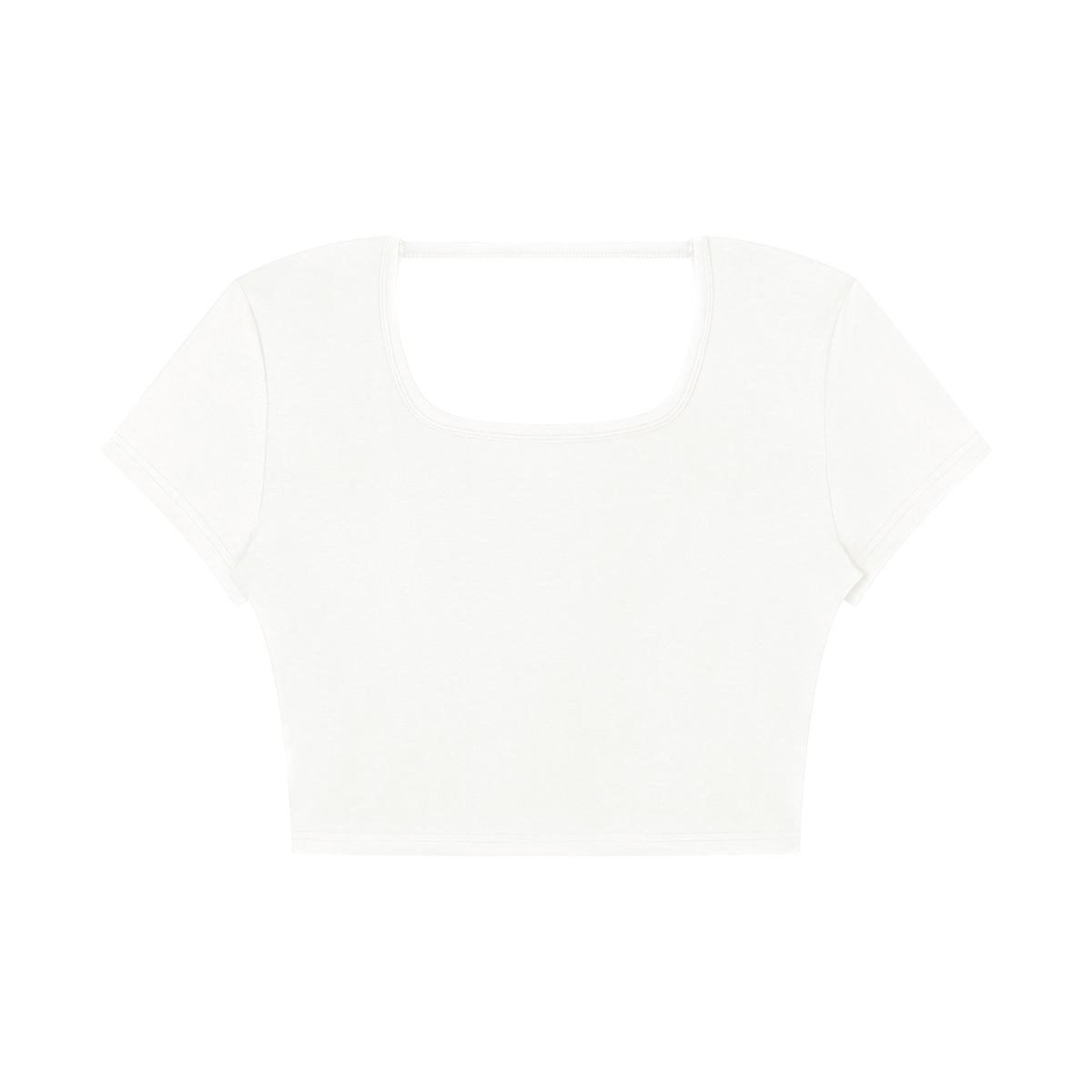 Women's Square Neck Crop T-Shirt