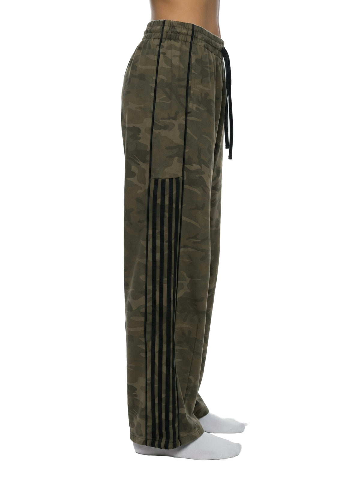 Unisex Camo Wide Leg Sweatpants