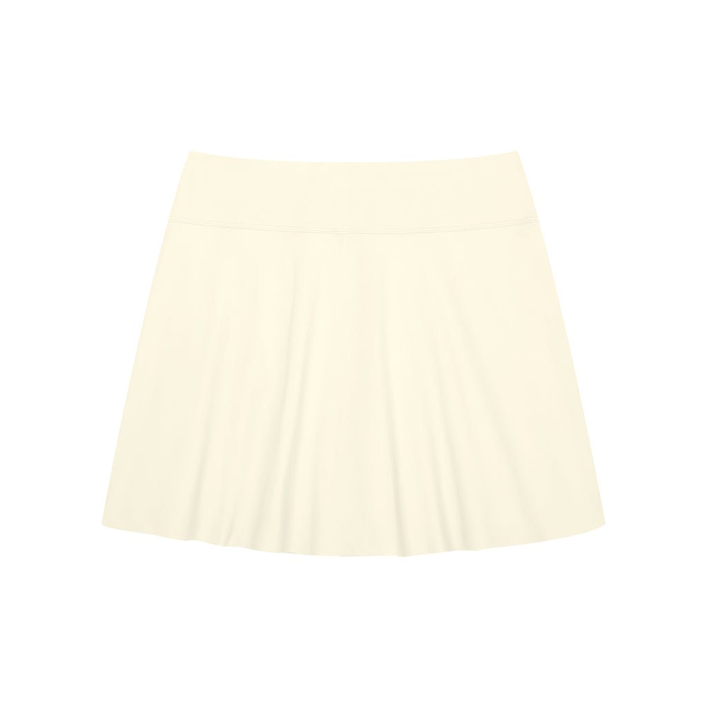 Off Script Women’s Contrast-Stripe Side-Slit A-Line Skirt