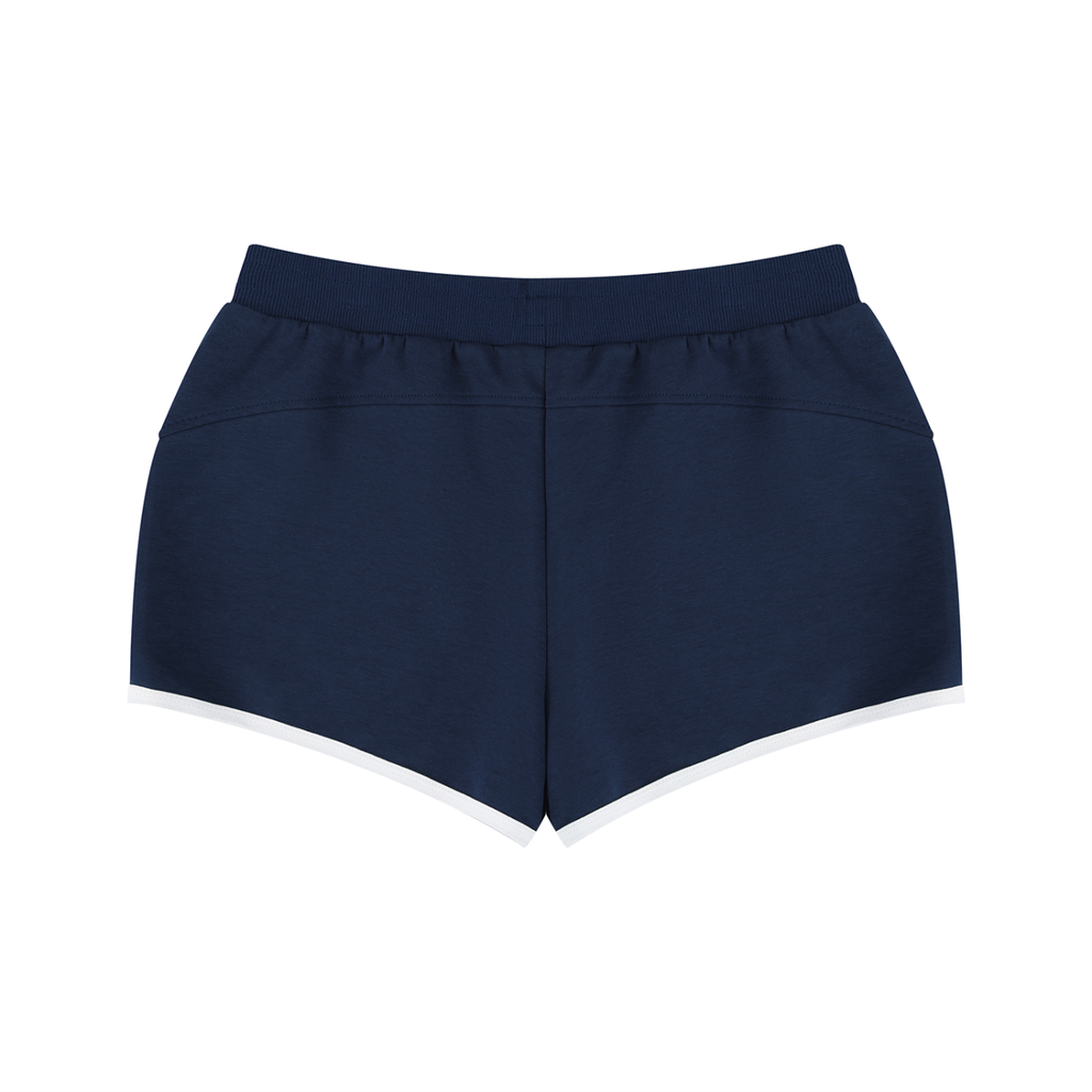 Women’s Retro Contrast Binding Shorts