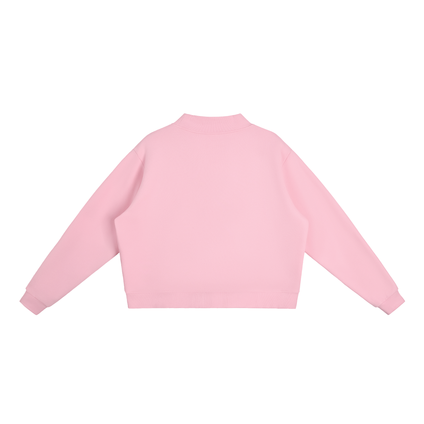 Comes With Pet Hair Essential Fleece Mock-Neck Crew Sweatshirt