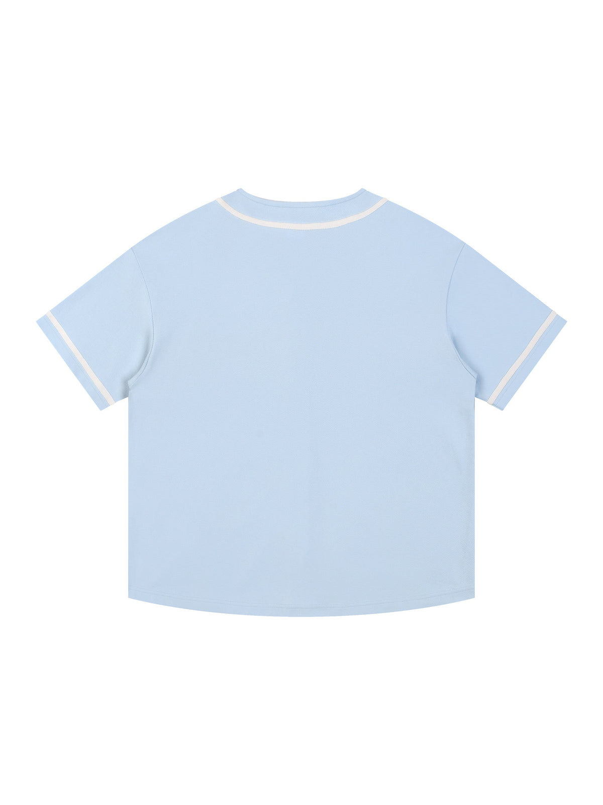 Unisex Contrast Piped Button-Up Jersey gallery view
