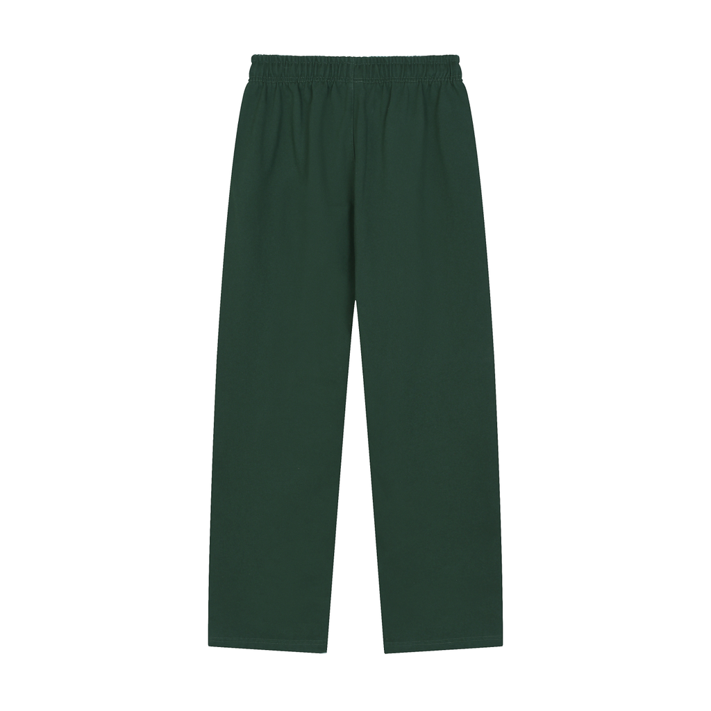 Solid Colour Straight-Leg Sweatpants