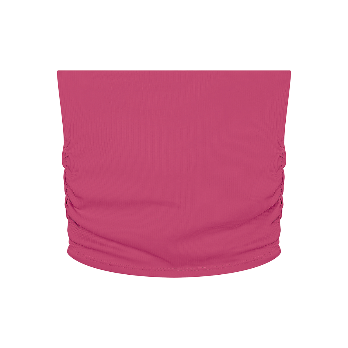 Women’s Ruched Cropped Yoga Tube Top