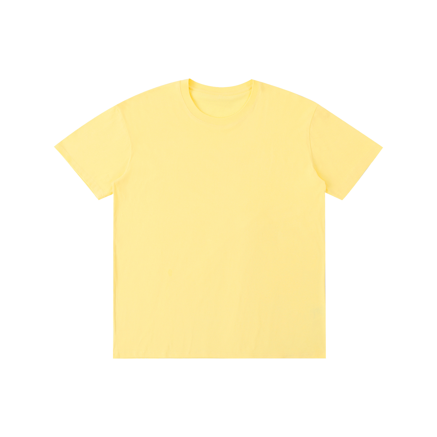 Pure Cotton Unisex T-Shirt - Yellow front