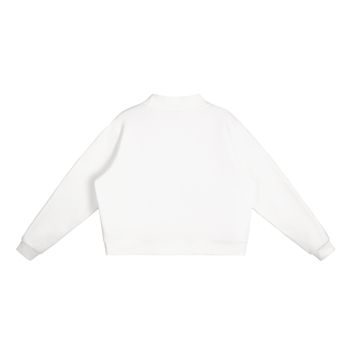 Comes With Pet Hair Essential Fleece Mock-Neck Crew Sweatshirt
