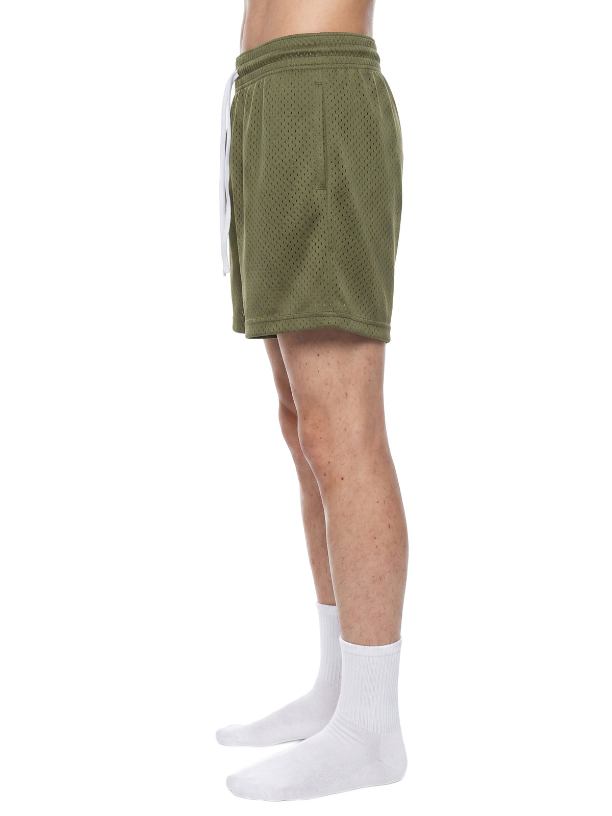 Mesh Drawstring Shorts