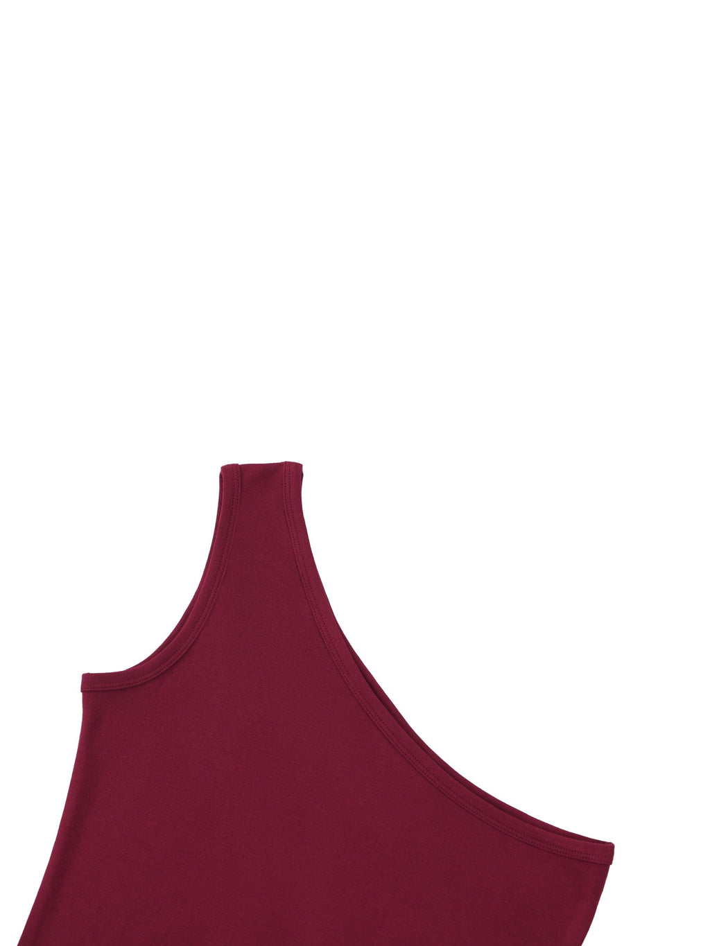 Women's One-Shoulder Crop Tank Top