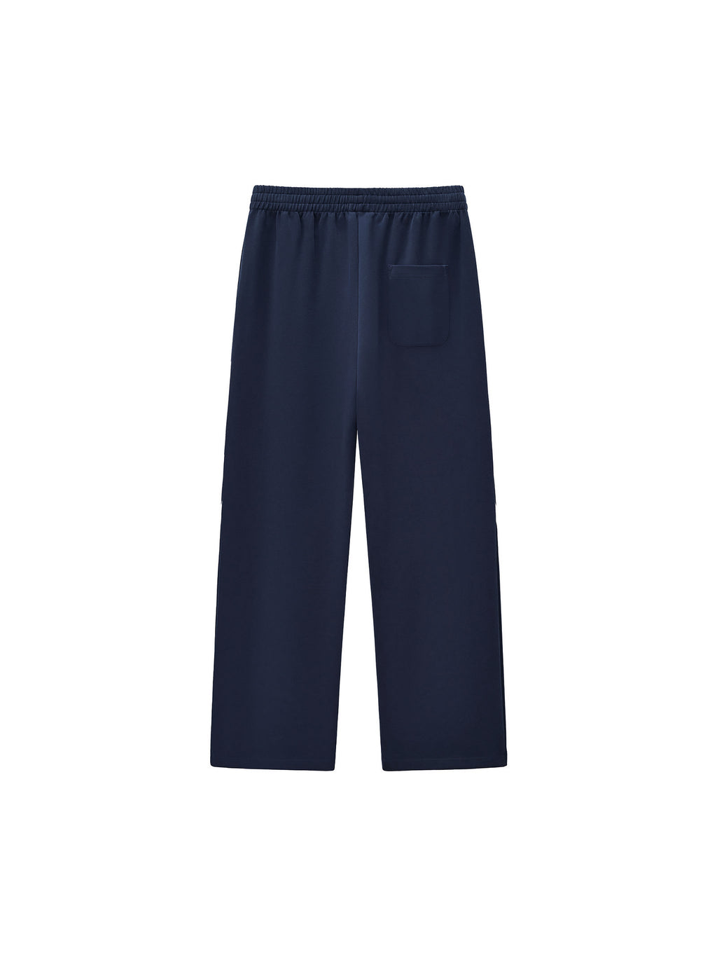 Curved Stripe Straight-Leg Sweatpants