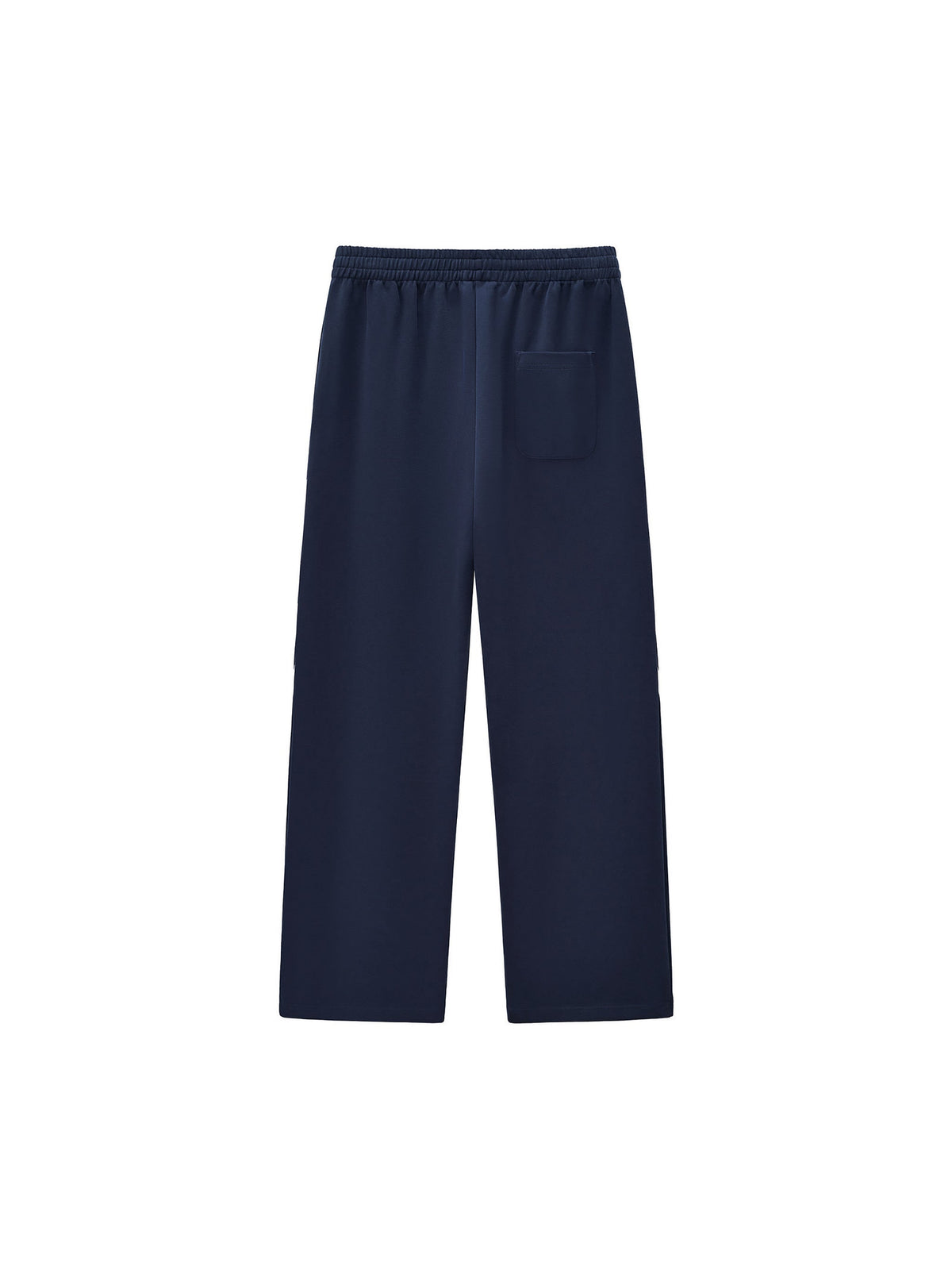 Curved Stripe Straight-Leg Sweatpants