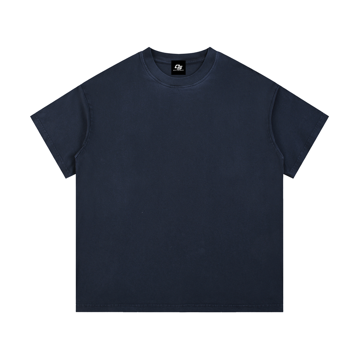 Royal Blue Unisex Vintage-Wash Cotton T-Shirt front view