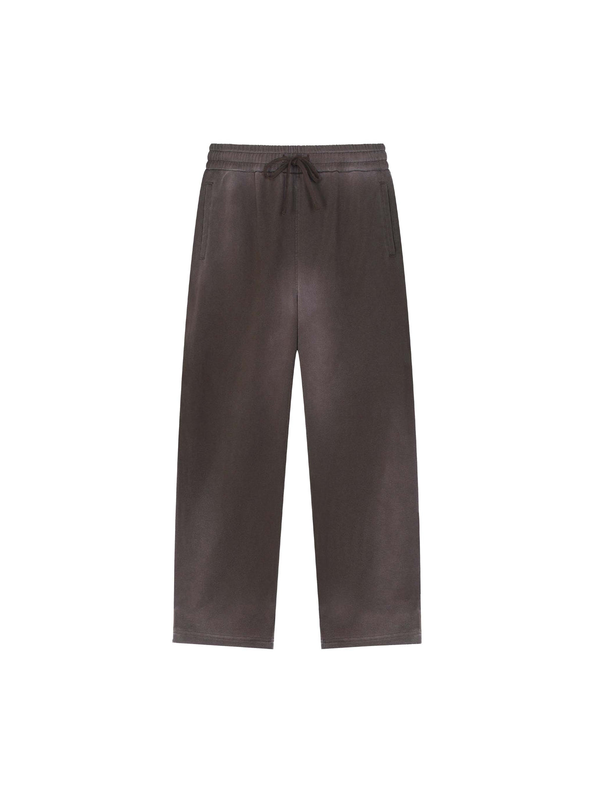 Sun Fade Raw-Edge Straight-Leg Sweatpants
