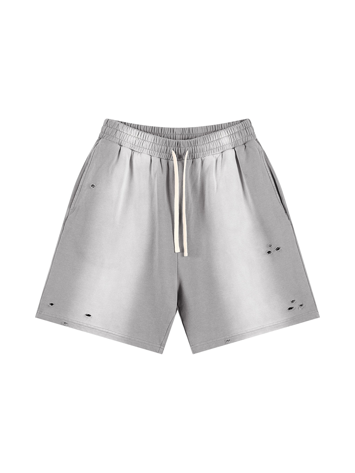 Sun-Faded Distressed Shorts