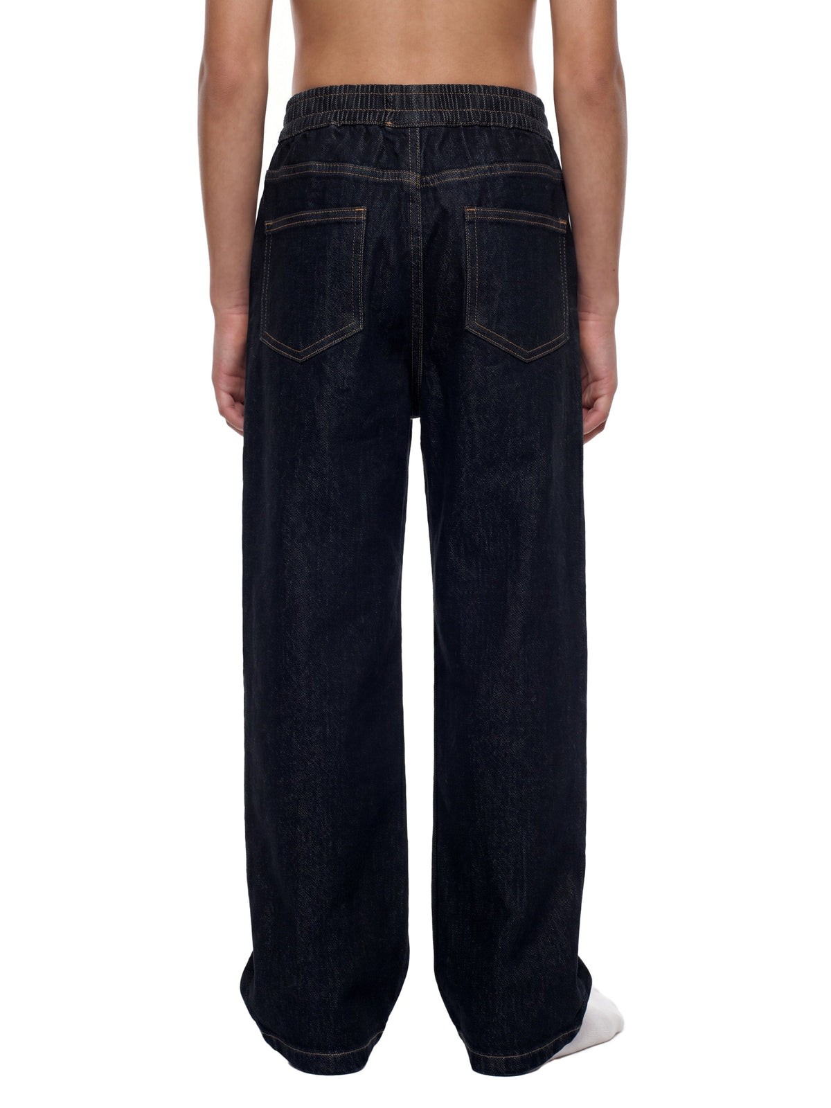 Kids' Straight-Leg Elastic-Waist Jeans