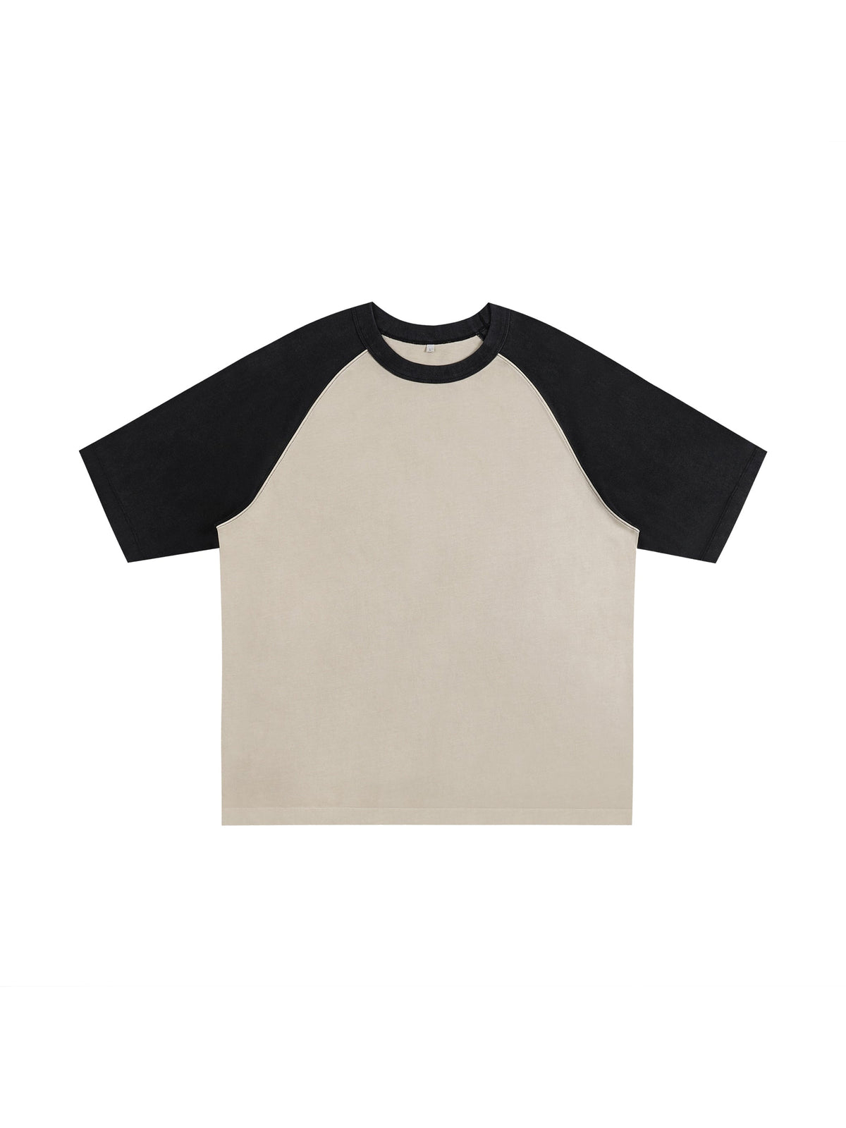 Color-Blocked Raglan Sleeve T-Shirt
