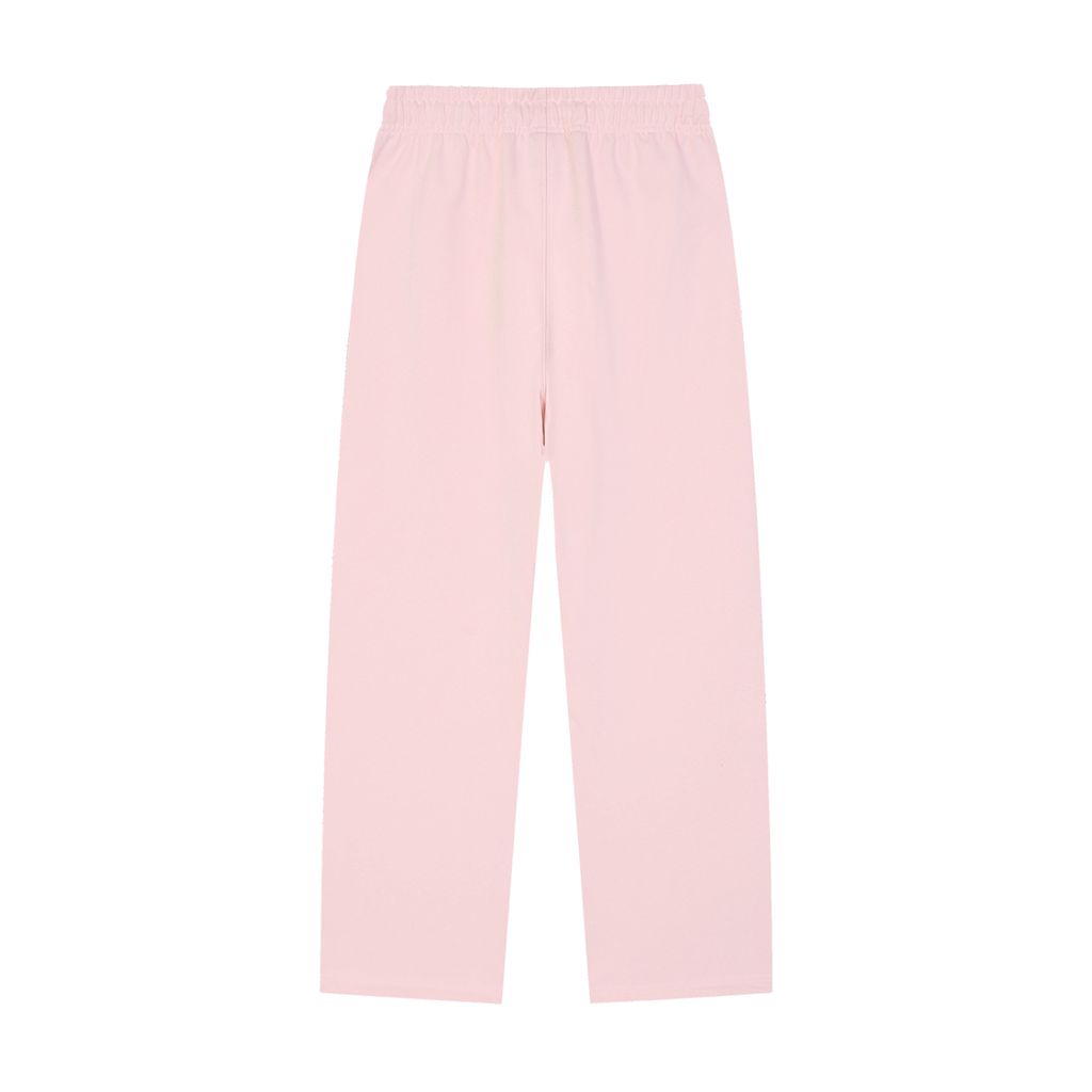 Solid Colour Straight-Leg Sweatpants