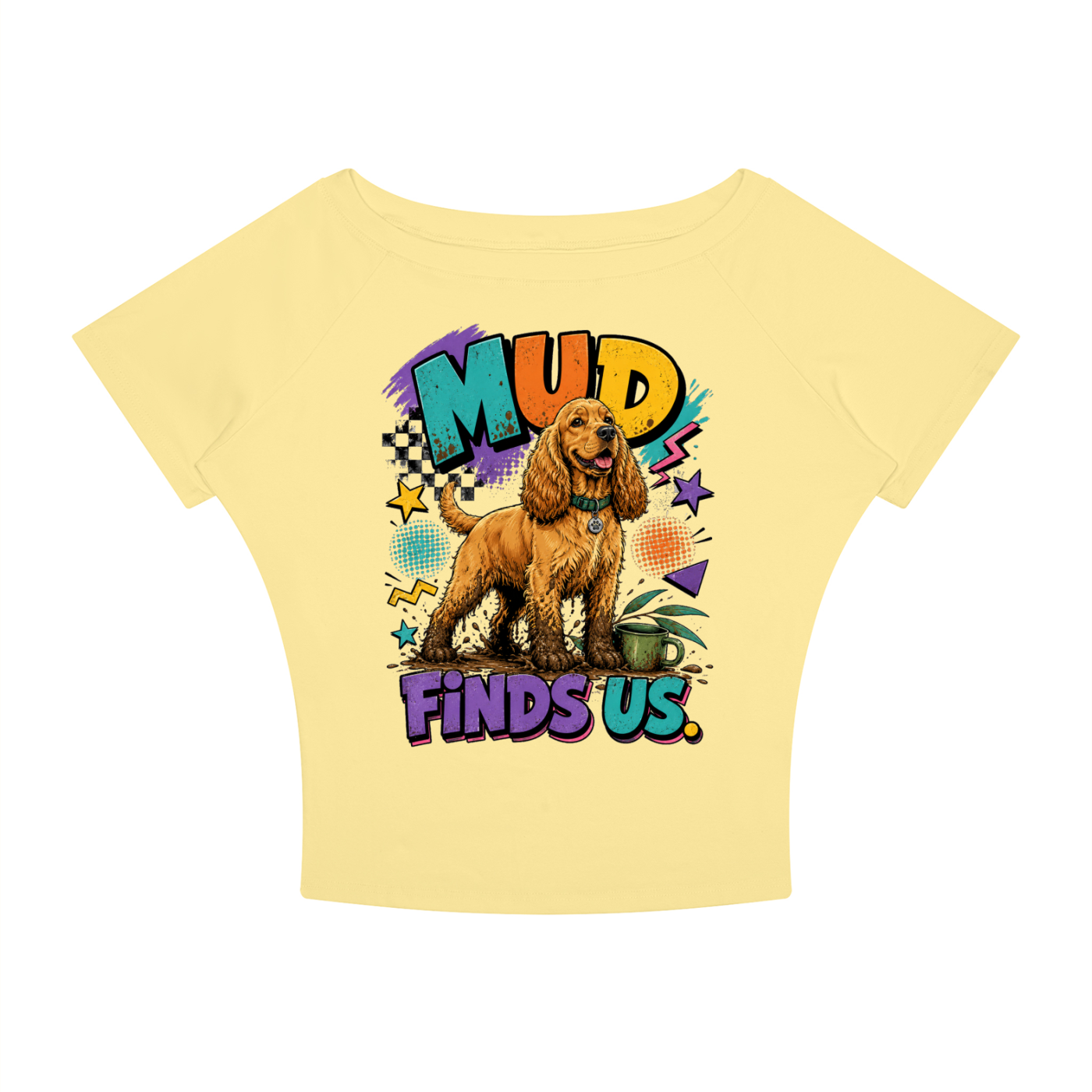 The Mud Finds Us Women’s Boatneck Raglan T-Shirt
