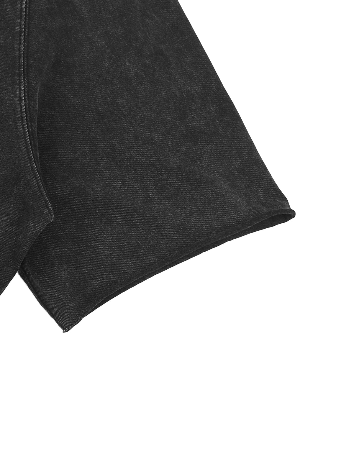 Unisex Mineral Wash Raw Edge T-Shirt