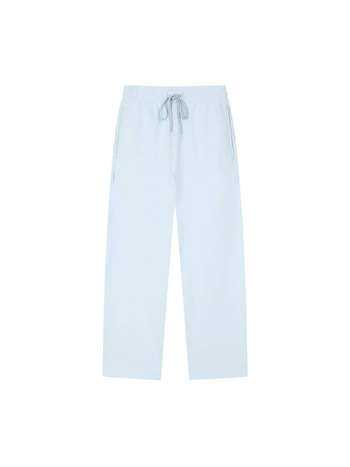 Solid Colour Straight-Leg Sweatpants