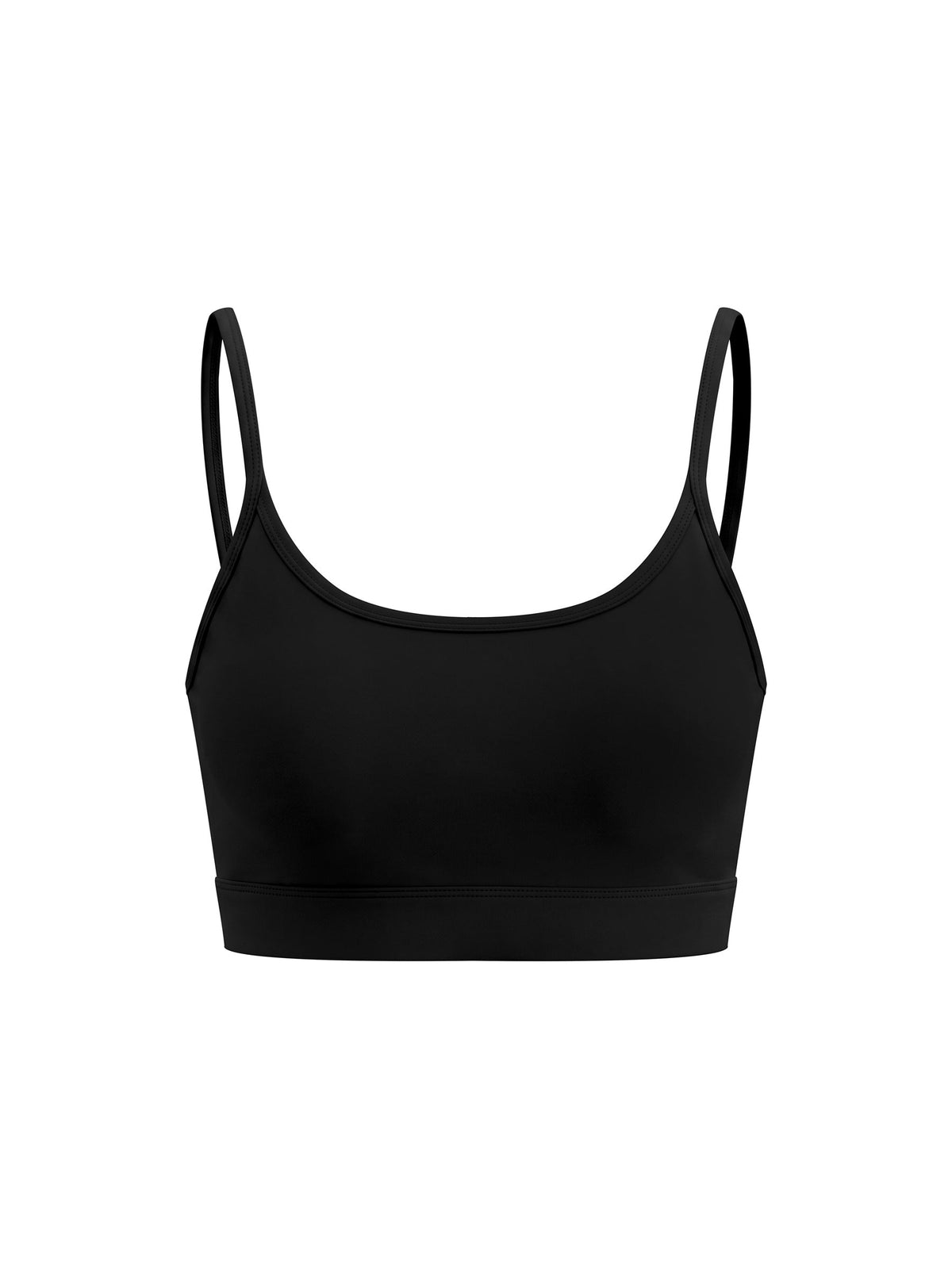 Women's Solid U-Neck Sports Bra