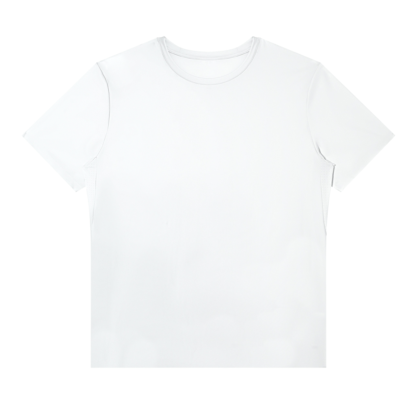 White Men’s Lightweight Performance T-Shirt front