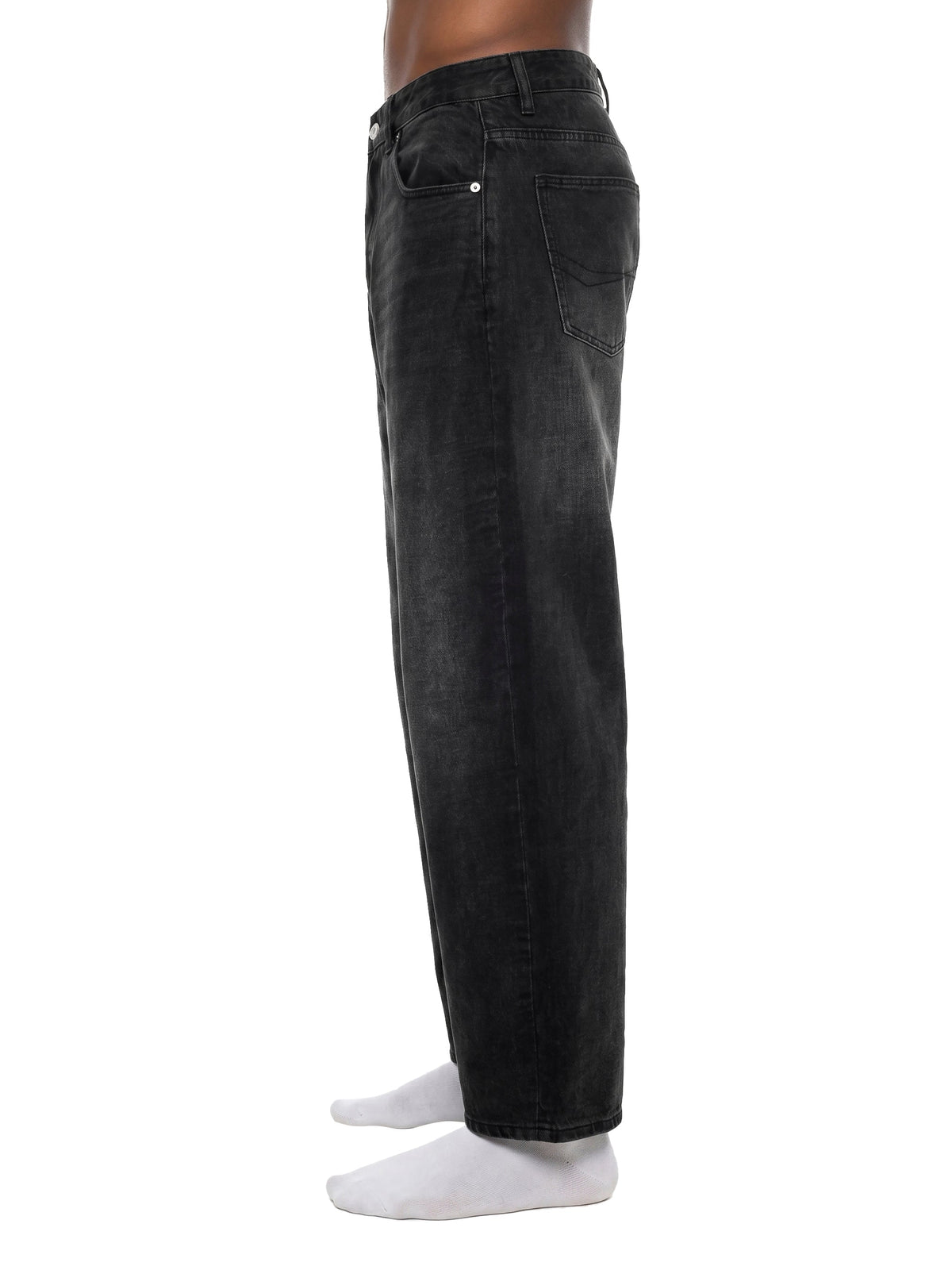Men's Sunfade Vintage Wash Barrel Leg Jeans
