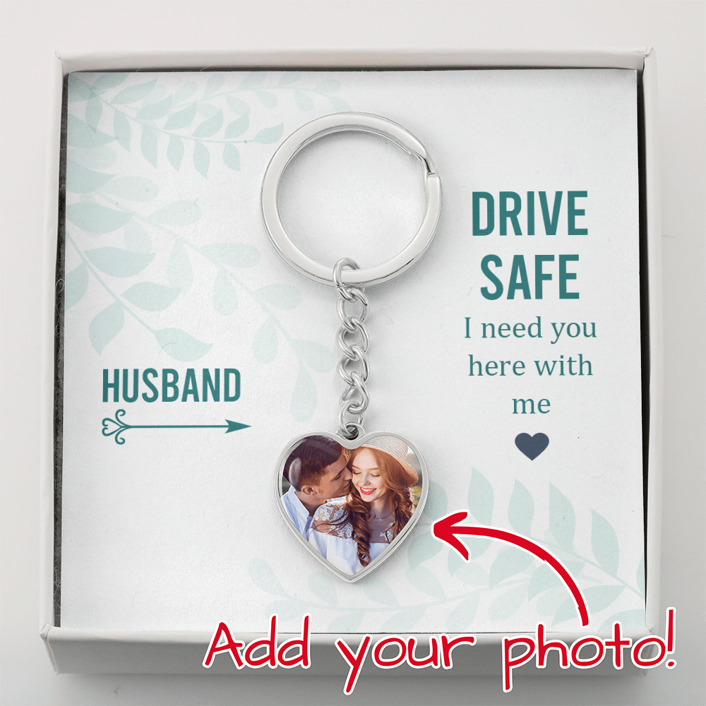 Buyer Upload Graphic Heart Keychain