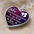 To My Wife – Thank You Graphic Heart Keychain