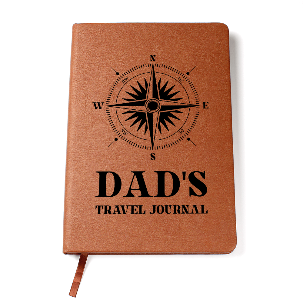 Dad's Travel Graphic Journal Gift Bundle with Personalised Note