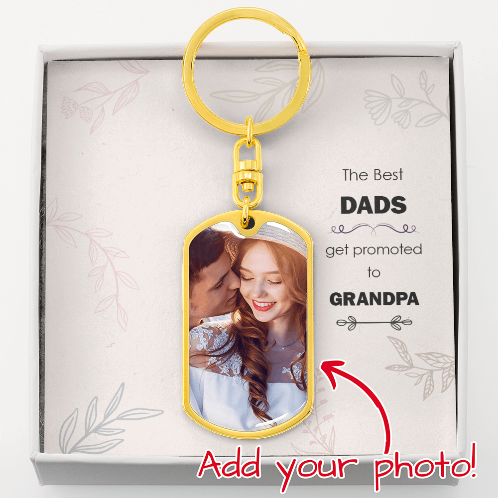 Buyer Upload Graphic Dog Tag Keychain