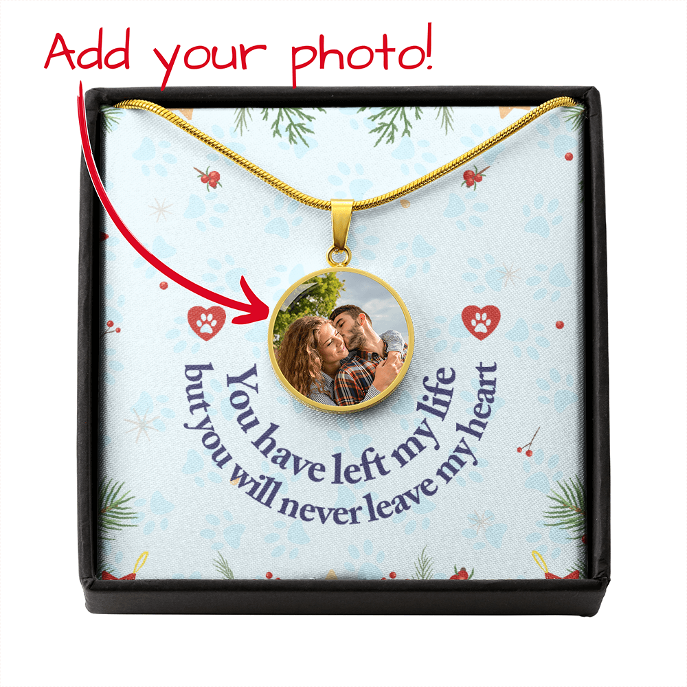 Memorial – Photo Circle Pendant Necklace