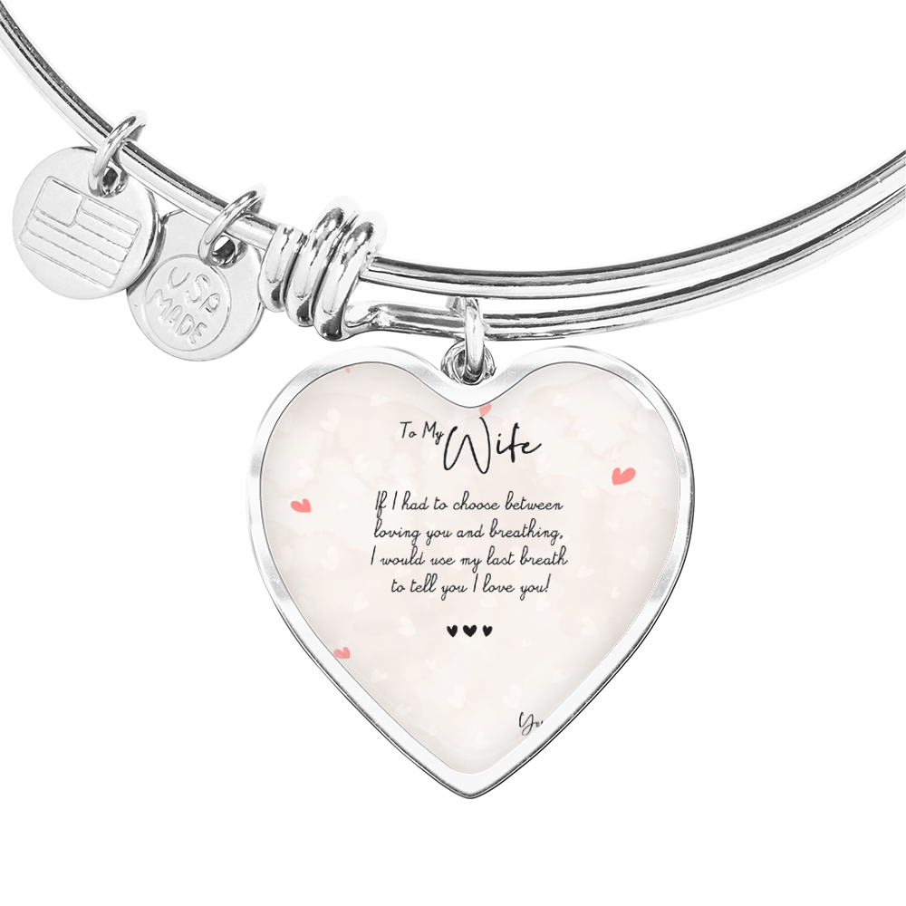 Buyer Upload Luxury Heart Bangle