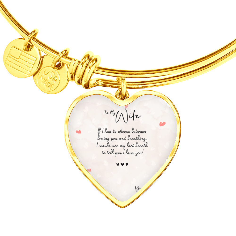 Buyer Upload Luxury Heart Bangle