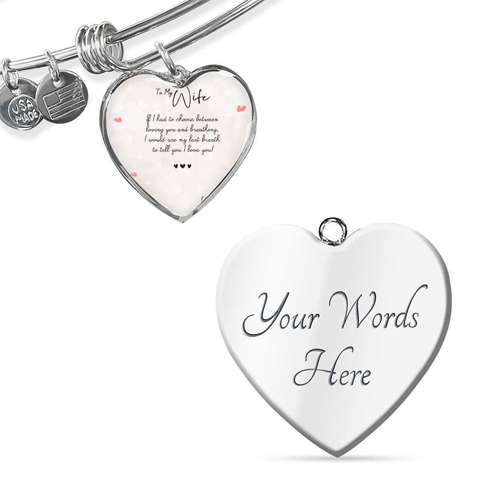Buyer Upload Luxury Heart Bangle