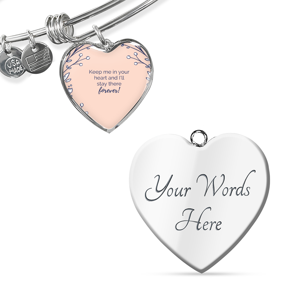 Buyer Upload Luxury Heart Bangle