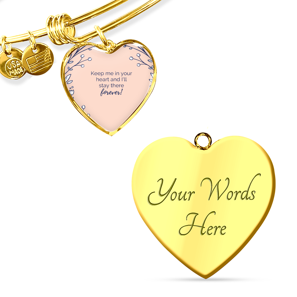 Buyer Upload Luxury Heart Bangle