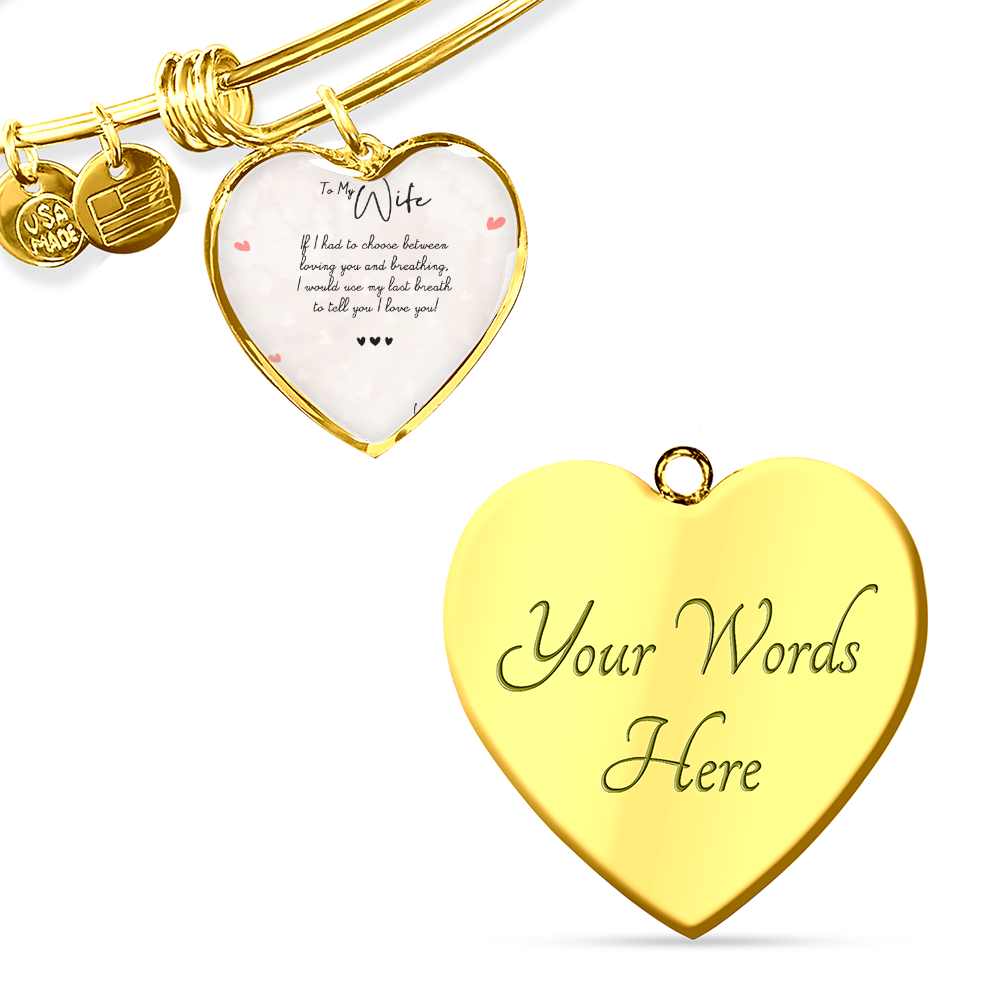 Buyer Upload Luxury Heart Bangle
