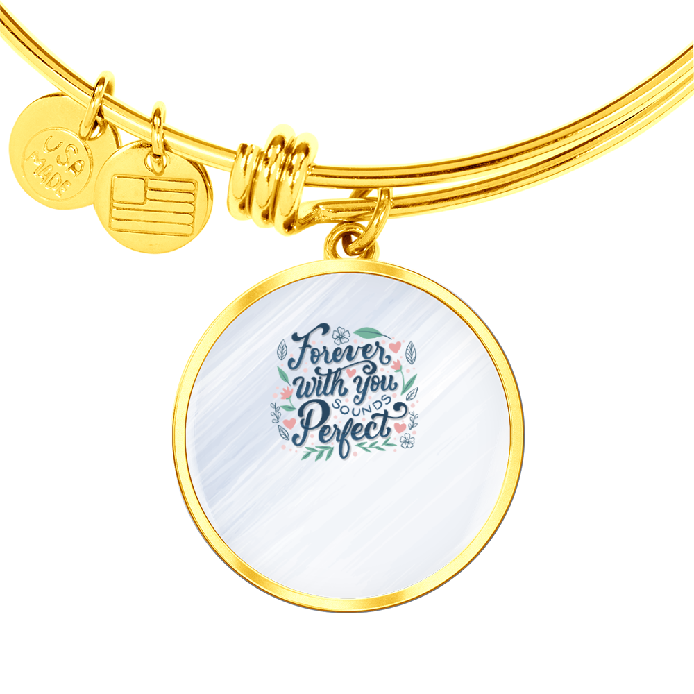 Personalised Photo Circle Bangle Bracelet