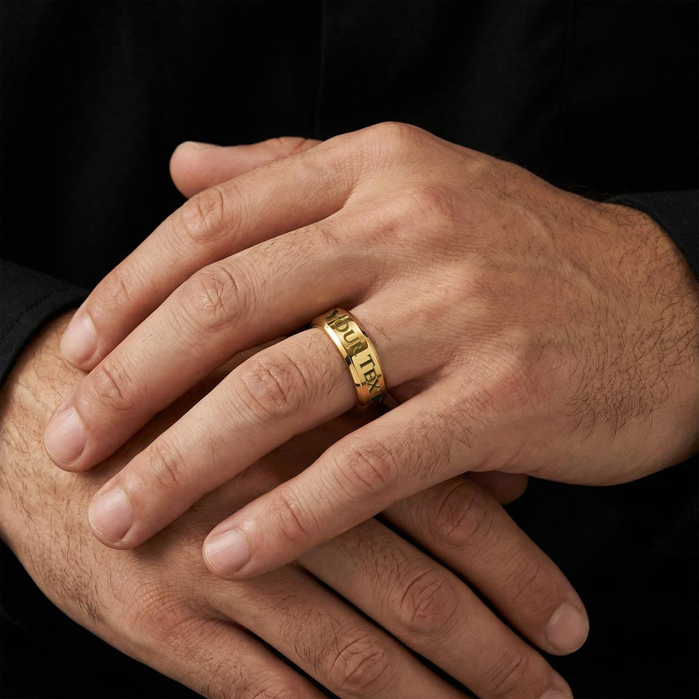 Men's Ring - Engraved