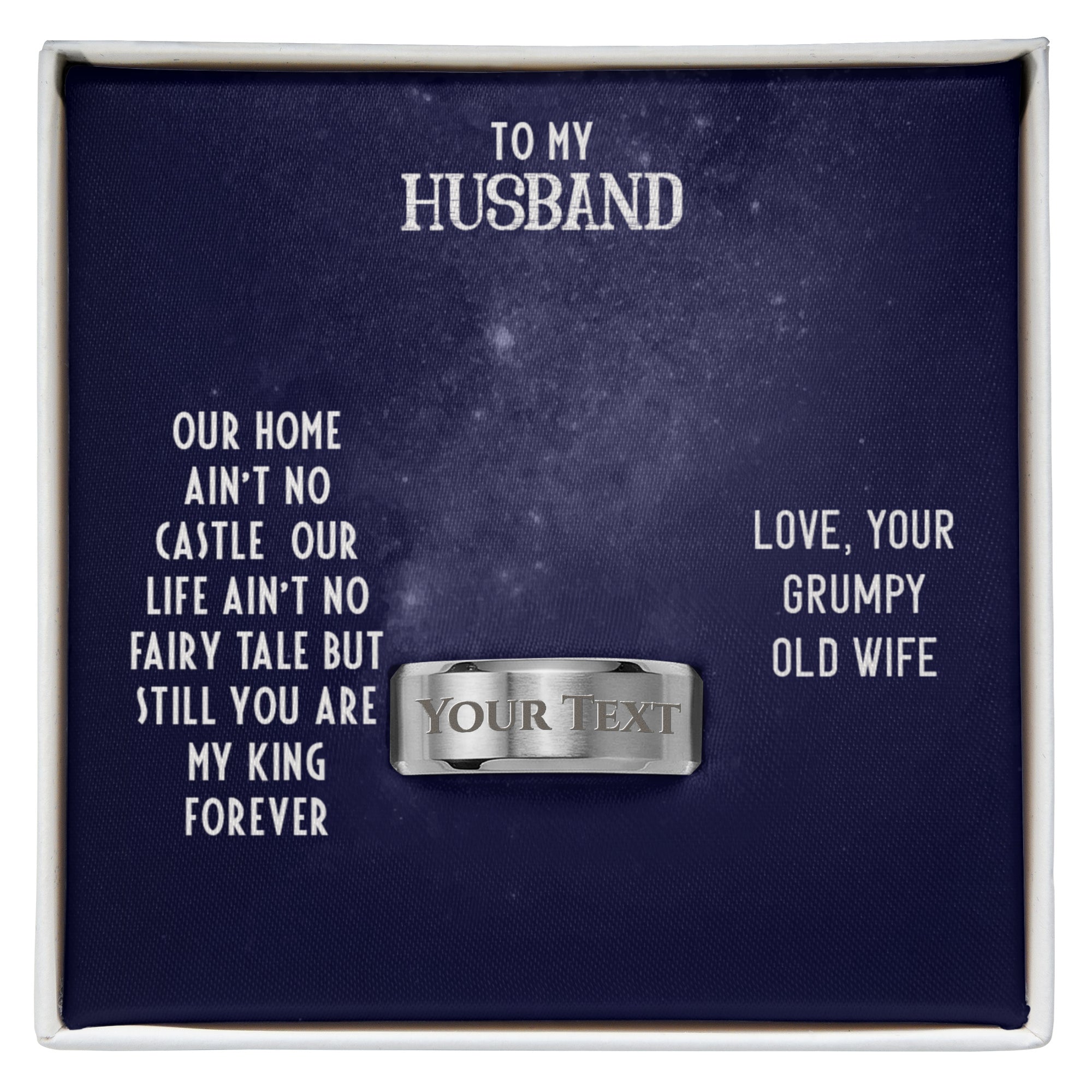 Engraved Men's Ring