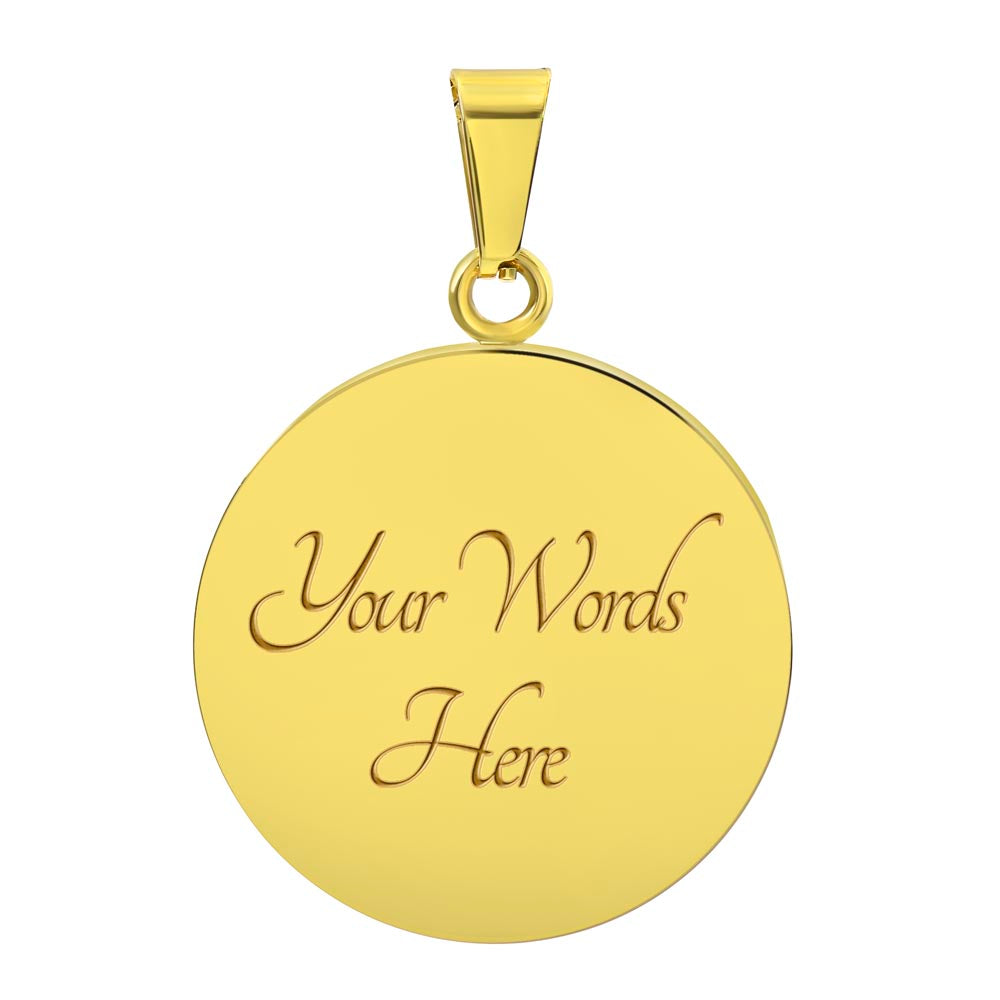 A Sister Is Someone to Dream Cry Sing Laugh With Circle Necklace