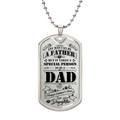 Special Person to Be a Dad Dog Tag Necklace
