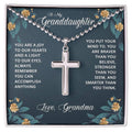 Artisan Cross Necklace with Ball Chain