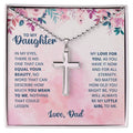 Artisan Cross Necklace with Ball Chain