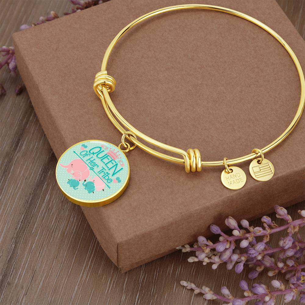 Queen of Her Tribe Circle Bangle