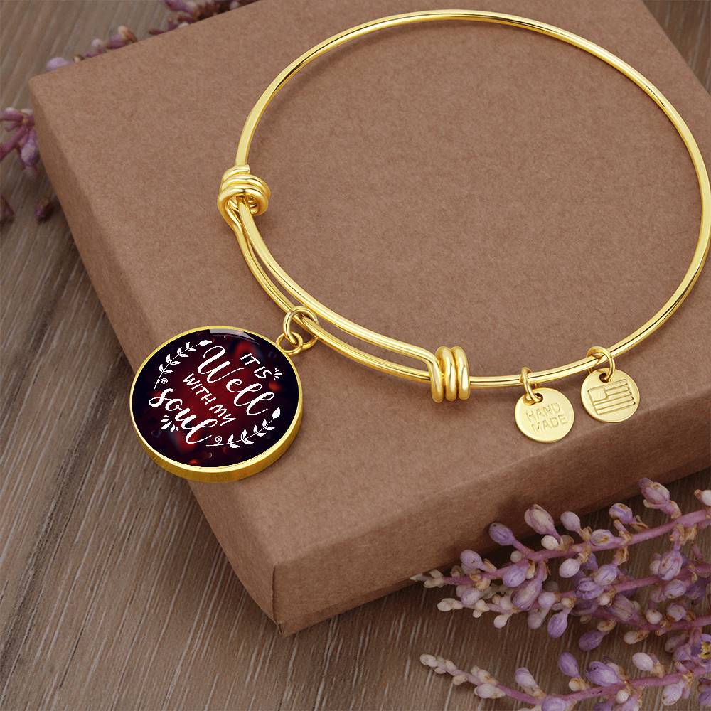 It Is Well With My Soul Circle Bangle