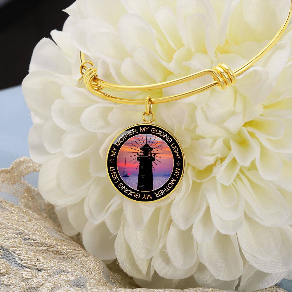 My Mother My Guiding Light Circle Bangle