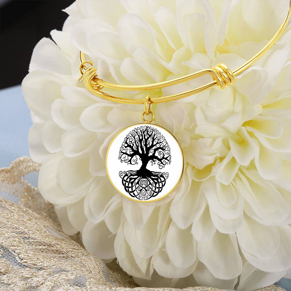 Celtic Tree of Life Circle Bangle