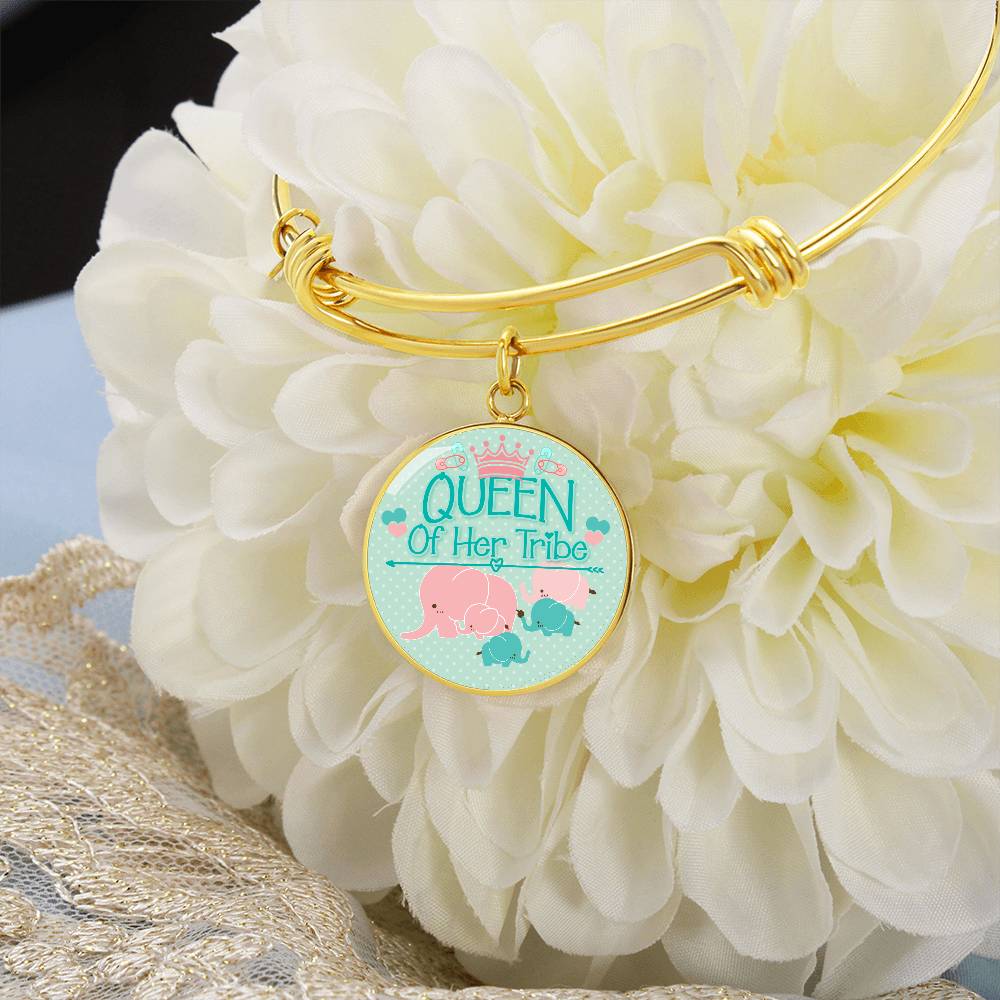 Queen of Her Tribe Circle Bangle