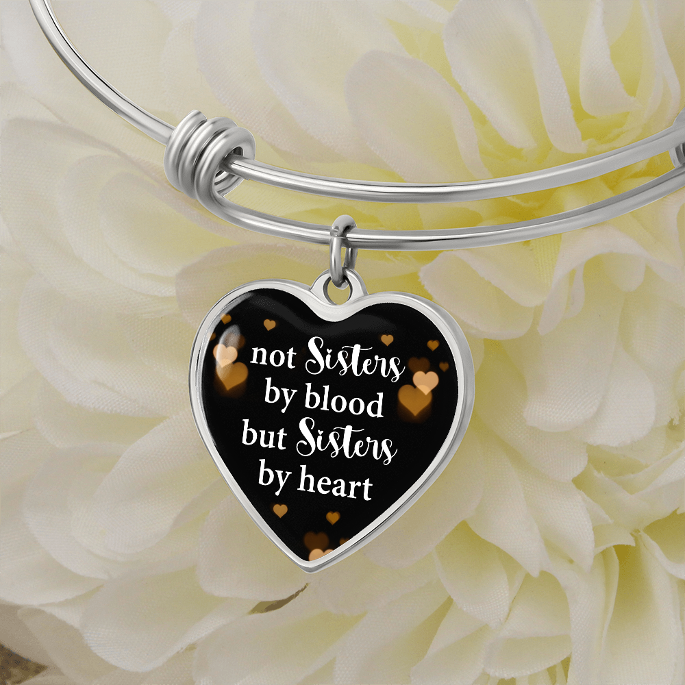 Sisters by Heart Luxury Heart Bangle